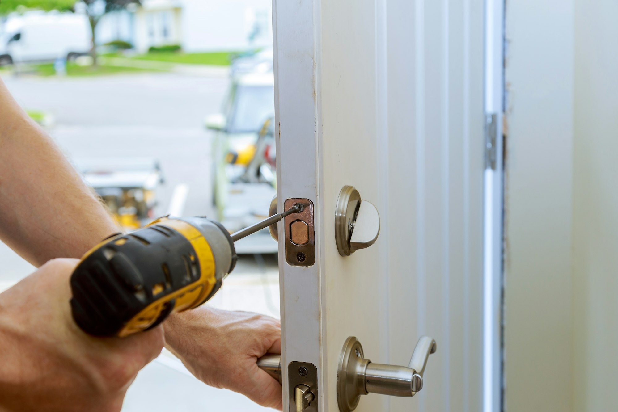 Installed door locker